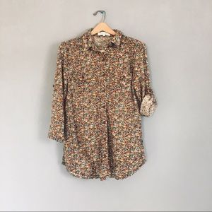 Eden & Olivia, floral button down